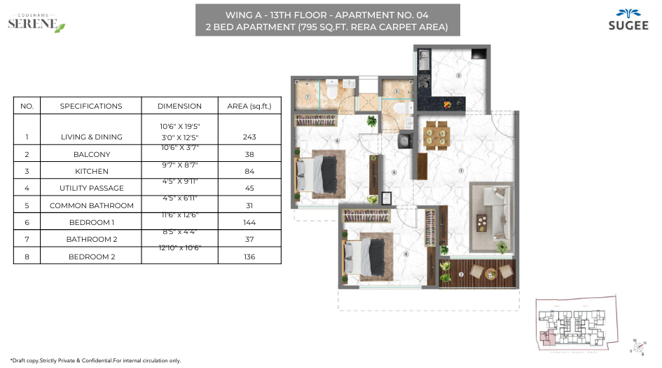 Sugee-Serene-Floor-Plan-Wing-A-2-BHK-759-Sqft