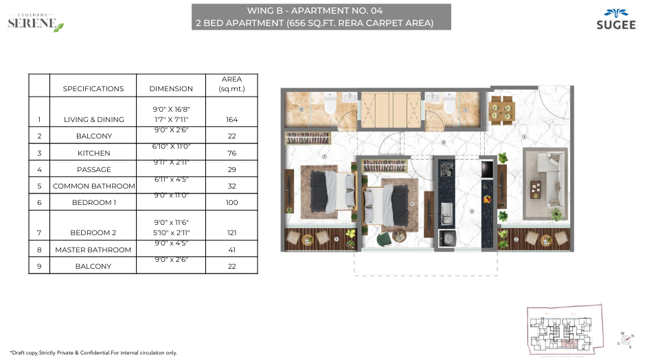 Sugee-Serene-Floor-Plan-Wing-B-2-BHK-656-Sqft