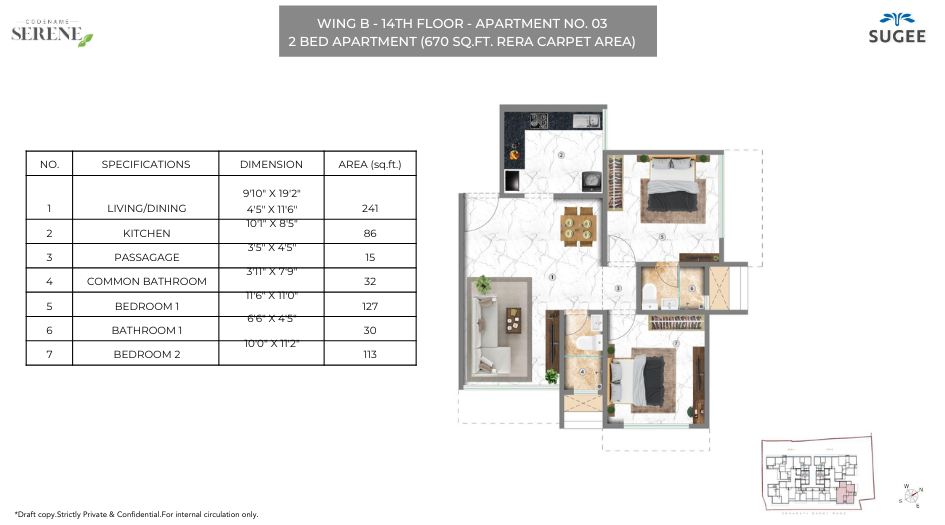 Sugee-Serene-Floor-Plan-Wing-B-2-BHK-670-Sqft