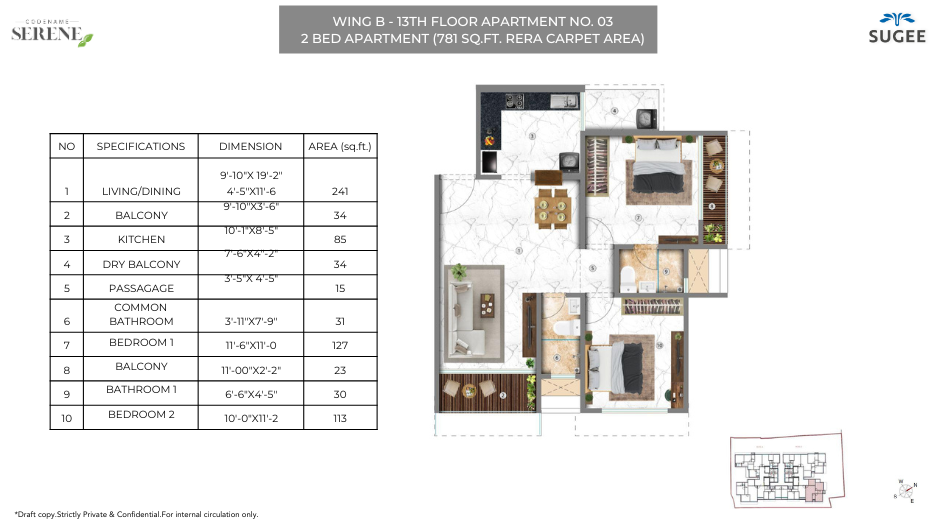 Sugee-Serene-Floor-Plan-Wing-B-2-BHK-781-Sqft